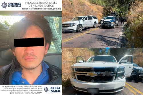 Recuperan en Tejupilco, camioneta robada en Toluca por comando armado de 9 personas